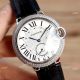 Swiss Fake Cartier Ballon Bleu 42mm XL Watch White Dial Black Leather Strap (6)_th.jpg